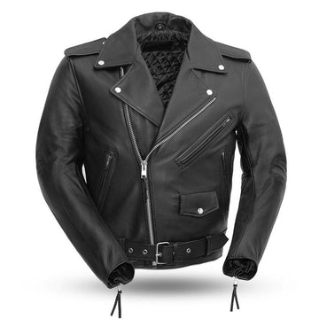 Men's Genuine Cowhide Full Grain Leather Jacket