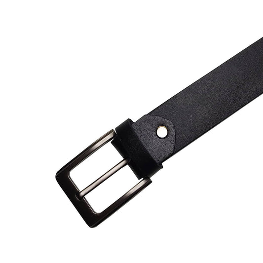 Classic Buckle Leather Belt for Jeans